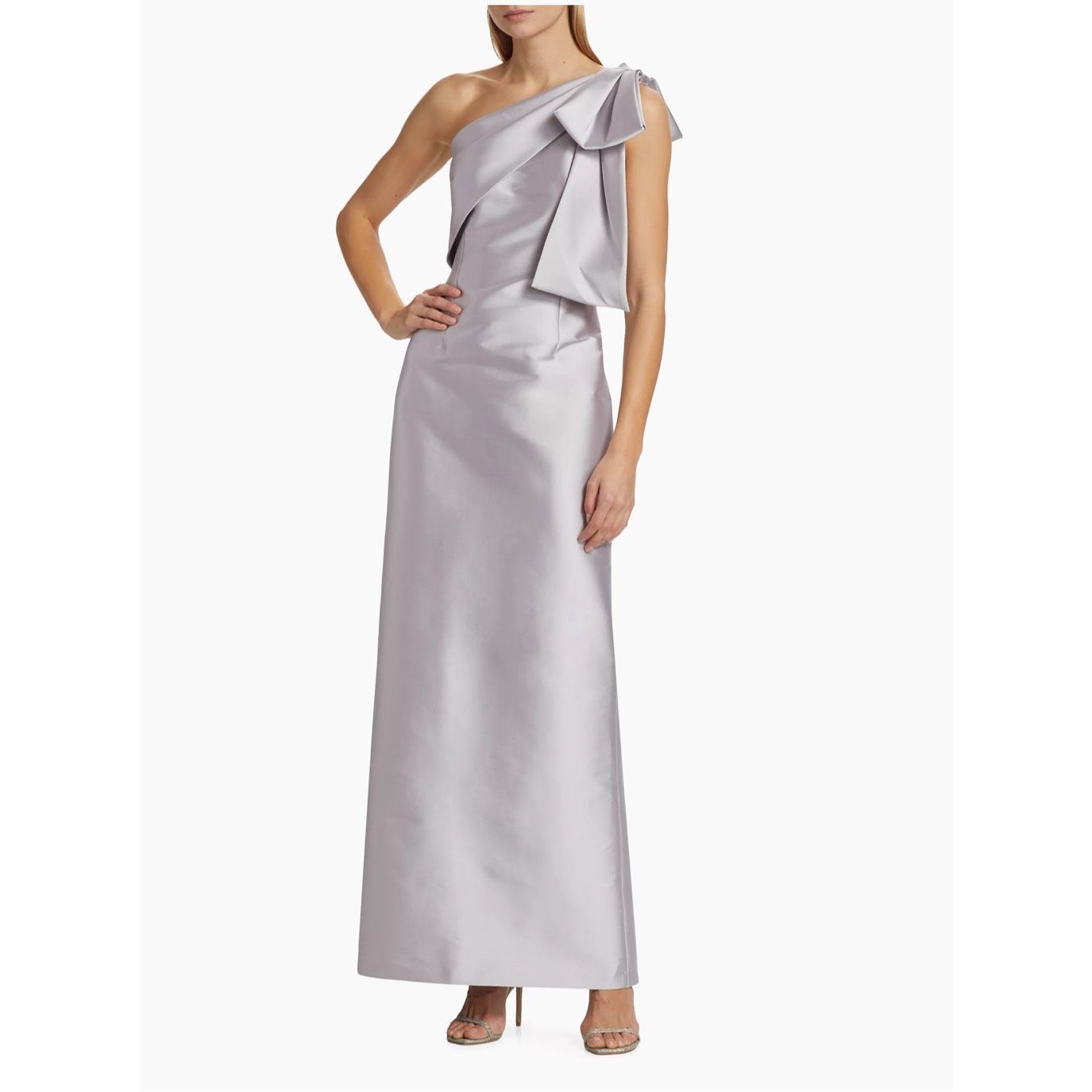 Nwt Sachin & Babi Bonnie Satin One-Shoulder Gown Size 0 $895